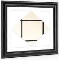 Composition In Black And White Painting I 1926 Oil On Canvas 1137X1118Mm The Museum Of Modern Art New York Min By Piet Mondrian Fine Art Print