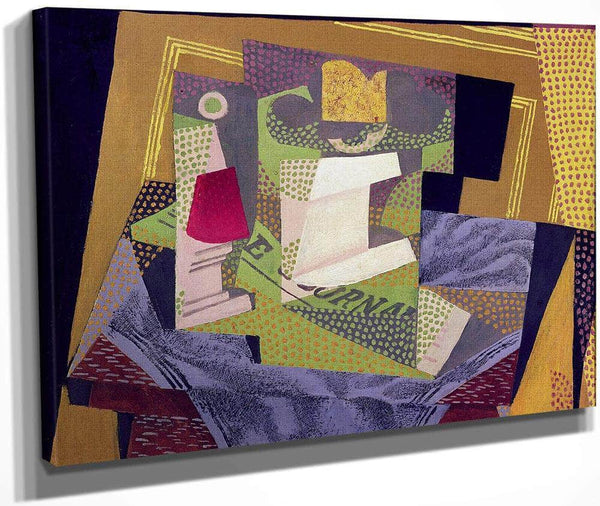 Composition On A Table By Juan Gris Fine Art Print