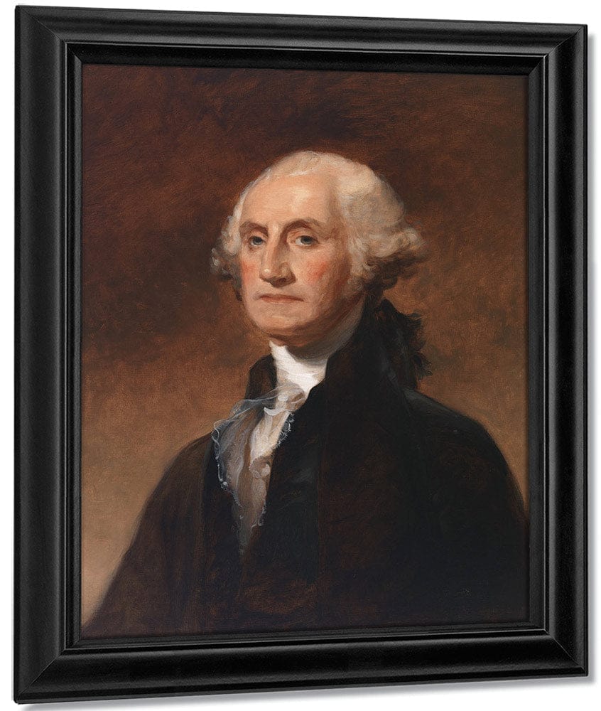 Copy Of George Washington By Gilbert Stuart By Thomas Sully Fine Art Print