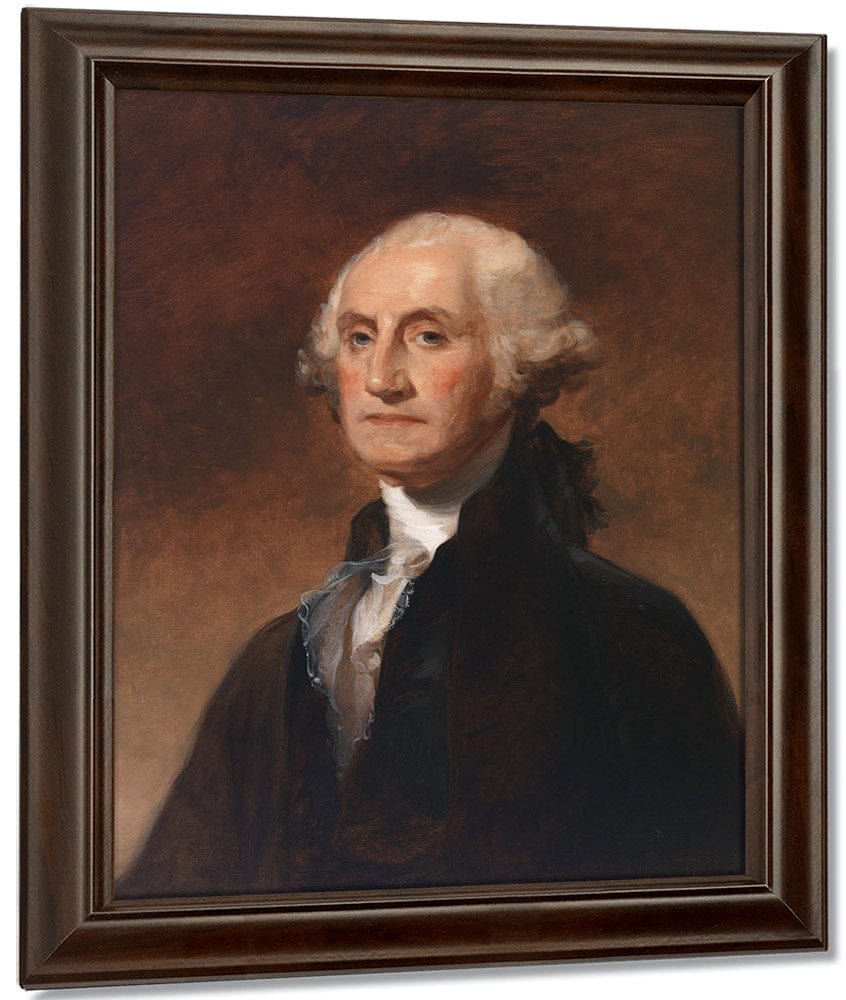 Copy Of George Washington By Gilbert Stuart By Thomas Sully Fine Art Print