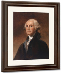 Copy Of George Washington By Gilbert Stuart By Thomas Sully Fine Art Print