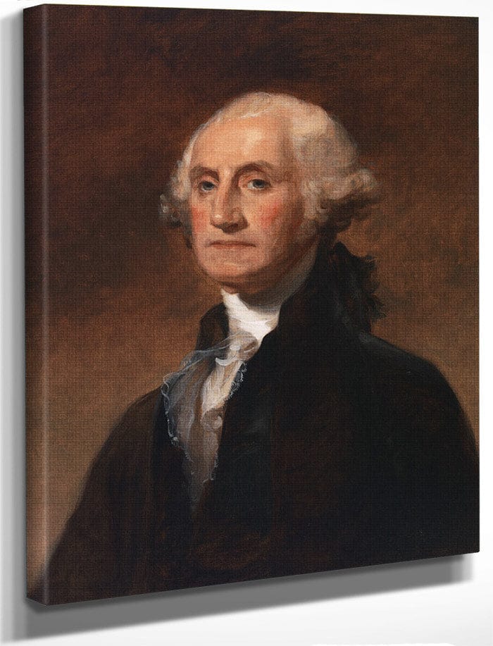 Copy Of George Washington By Gilbert Stuart By Thomas Sully Fine Art Print