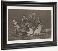 Disparate Femenino (Feminine Folly) Also Known As Pesa Mas Que Un Burro Muerto (Heavier Than A Dead Donkey) From The Series Los Disparates (Los Proverbios) By Francisco De Goya Fine Art Print