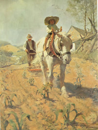 Dobbin (Plowing The Cornfield) By NC Wyeth Fine Art Print