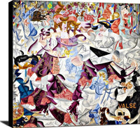 Dynamic Hieroglyphic Of The Bal Tabarin Painting Gino Severini Canvas Art Fine Art Print