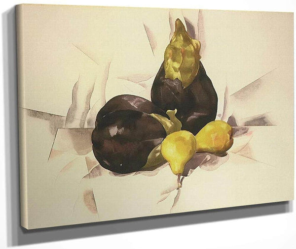 Eggplants And Pears By Charles Demuth Fine Art Print
