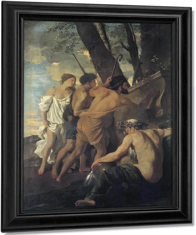 Et In Arcadio Ego (Arcadian Sheperds) I By Nicholas Poussin Fine Art Print