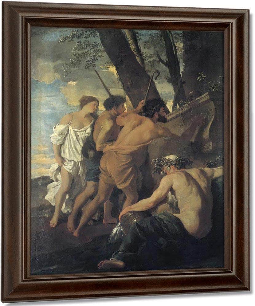 Et In Arcadio Ego (Arcadian Sheperds) I By Nicholas Poussin Fine Art Print