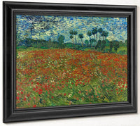 Field With Poppies  Poppy Field By Vincent Van Gogh Fine Art Print