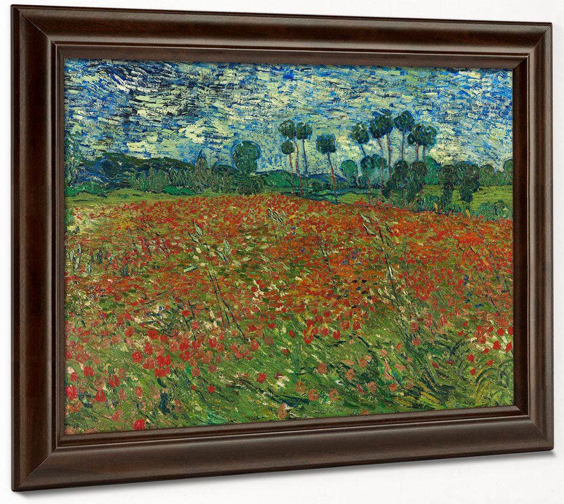 Field With Poppies  Poppy Field By Vincent Van Gogh Fine Art Print