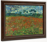 Field With Poppies  Poppy Field By Vincent Van Gogh Fine Art Print
