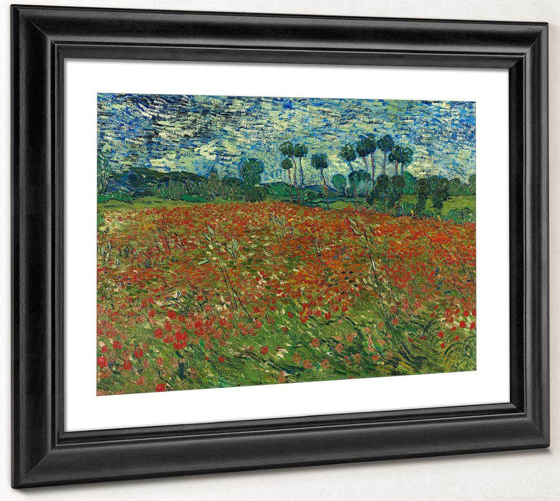 Field With Poppies  Poppy Field By Vincent Van Gogh Fine Art Print