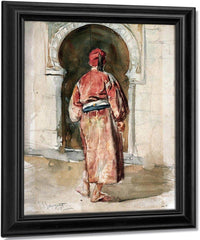 Figure Of A Tunisian Man Seen From Behind By John Singer Sargent Fine Art Print