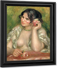 Gabrielle With A Rose By Pierre Auguste Renoir Fine Art Print