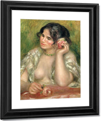 Gabrielle With A Rose By Pierre Auguste Renoir Fine Art Print