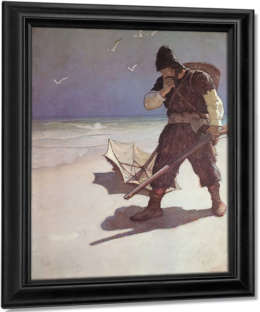 I Stood Like One Thunderstruck By NC Wyeth Fine Art Print