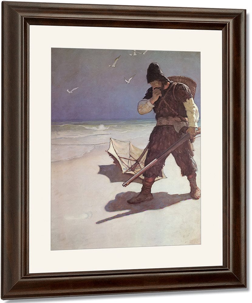 I Stood Like One Thunderstruck By NC Wyeth Fine Art Print