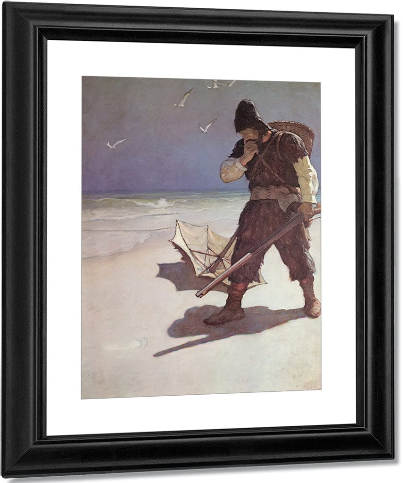 I Stood Like One Thunderstruck By NC Wyeth Fine Art Print