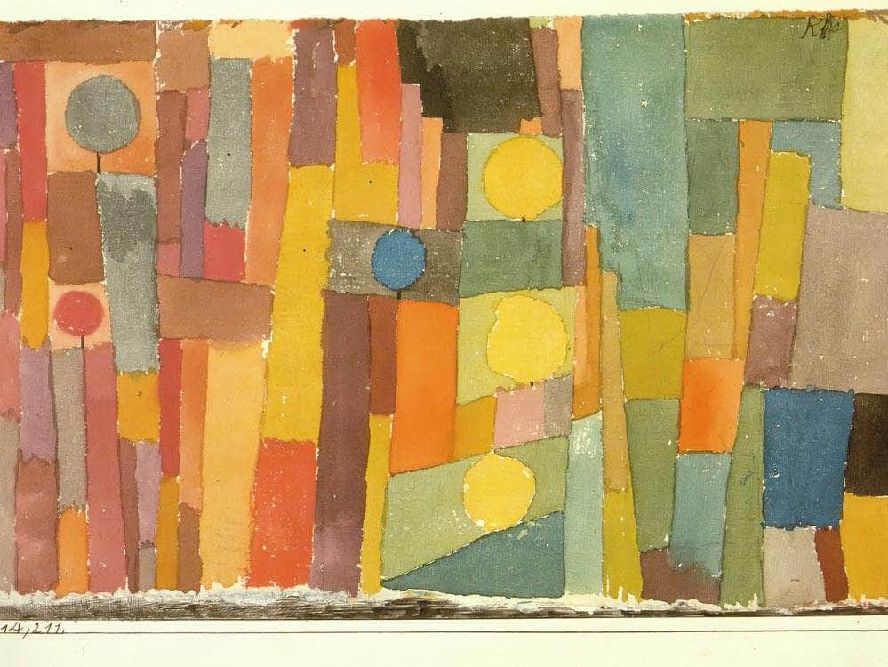 In The Style Of Kairouan Transferred To The Moderate 1914 211 By Paul Klee Fine Art Print