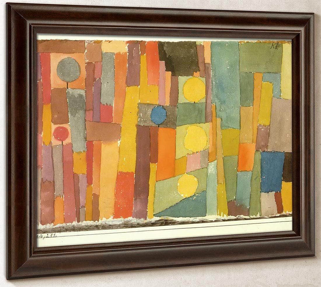In The Style Of Kairouan Transferred To The Moderate 1914 211 By Paul Klee Fine Art Print