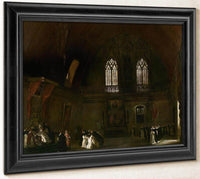 Interior Of A Dominican Convent In Madrid By Eugene Delacroix Fine Art Print
