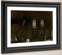 Interior Of A Dominican Convent In Madrid By Eugene Delacroix Fine Art Print