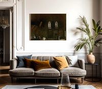 Interior Of A Dominican Convent In Madrid By Eugene Delacroix Fine Art Print