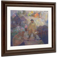 John Teel Port Clyde By N.C. Wyeth Fine Art Print