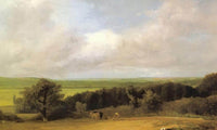 Landscape Ploughing Scene In Suffolk( A Summerland) By John Constable Fine Art Print
