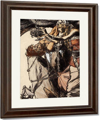 Loki And Sigyn The Land Of Enchantment Book Illustration 1901 By Arthur Rackham Fine Art Print