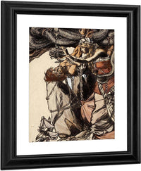 Loki And Sigyn The Land Of Enchantment Book Illustration 1901 By Arthur Rackham Fine Art Print