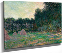 Meadow With Haystacks Near Giverny By Monet Claude Fine Art Print