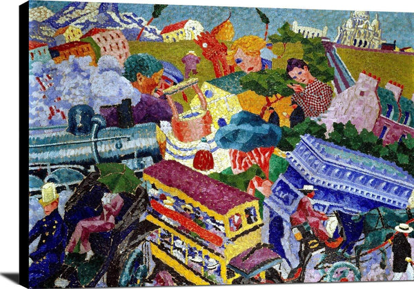 Memories Of A Journey Painting Gino Severini Canvas Art Fine Art Print