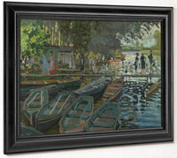 Monet  Bathers At La Grenouille Re By Claude Monet Fine Art Print