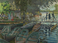 Monet  Bathers At La Grenouille Re By Claude Monet Fine Art Print