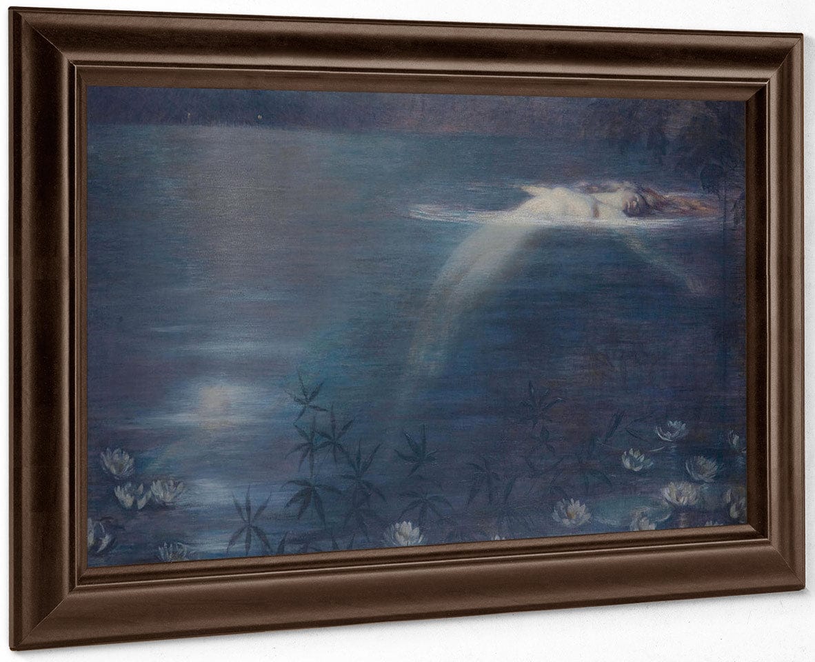 Moonlit Pool By Philip Leslie Hale Fine Art Print