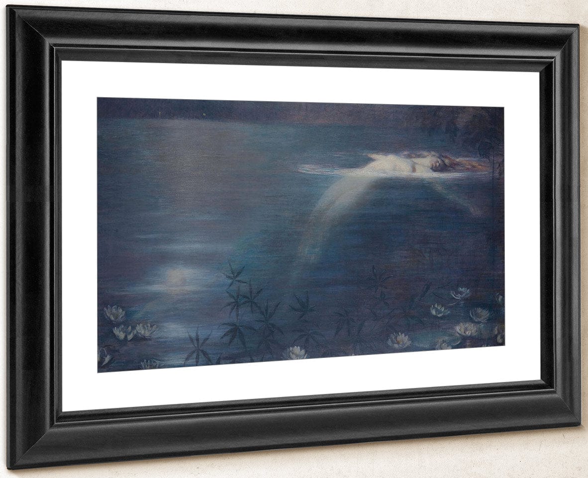 Moonlit Pool By Philip Leslie Hale Fine Art Print