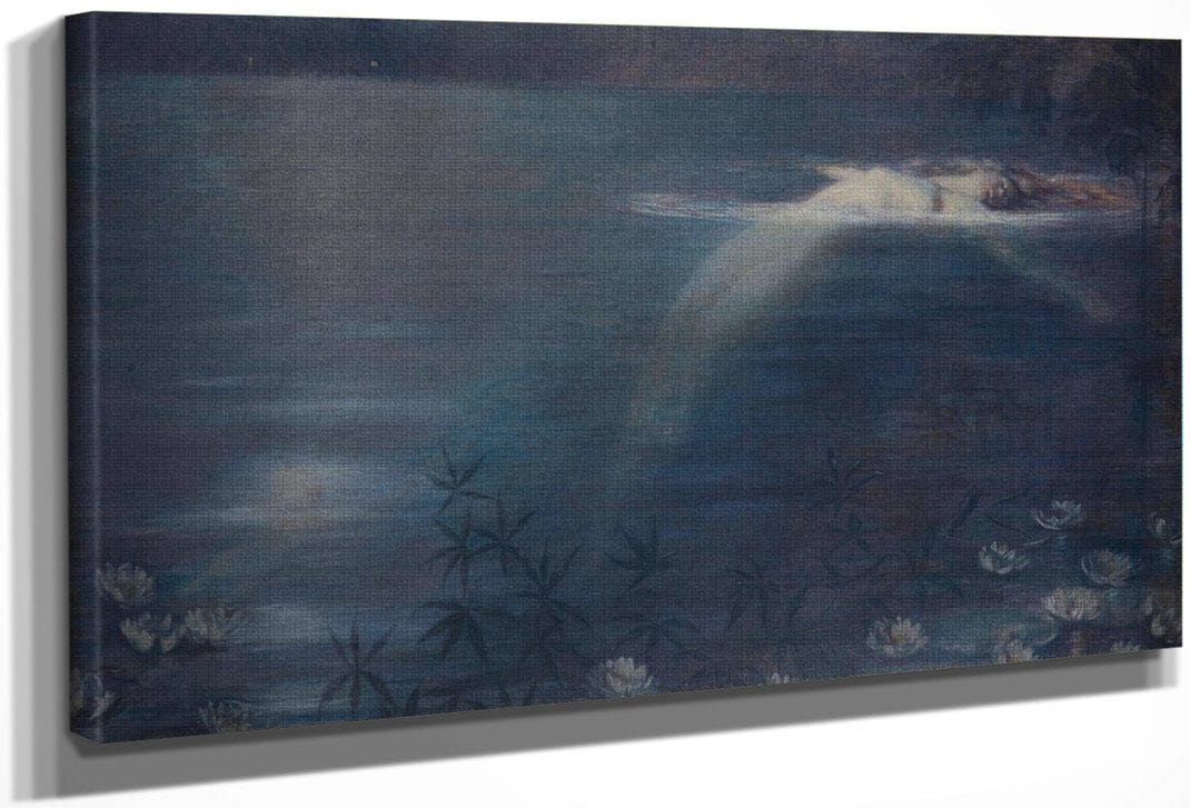 Moonlit Pool By Philip Leslie Hale Fine Art Print