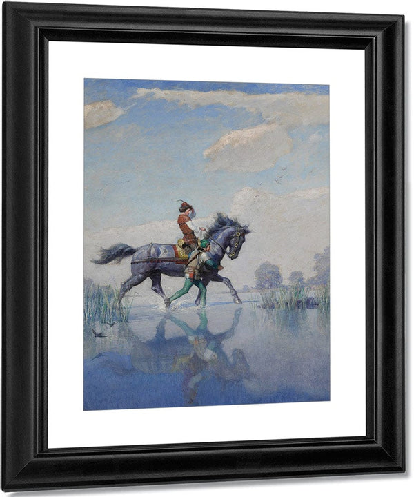 O The Change Was Made, And They Went Forward As Briskly By NC Wyeth Fine Art Print