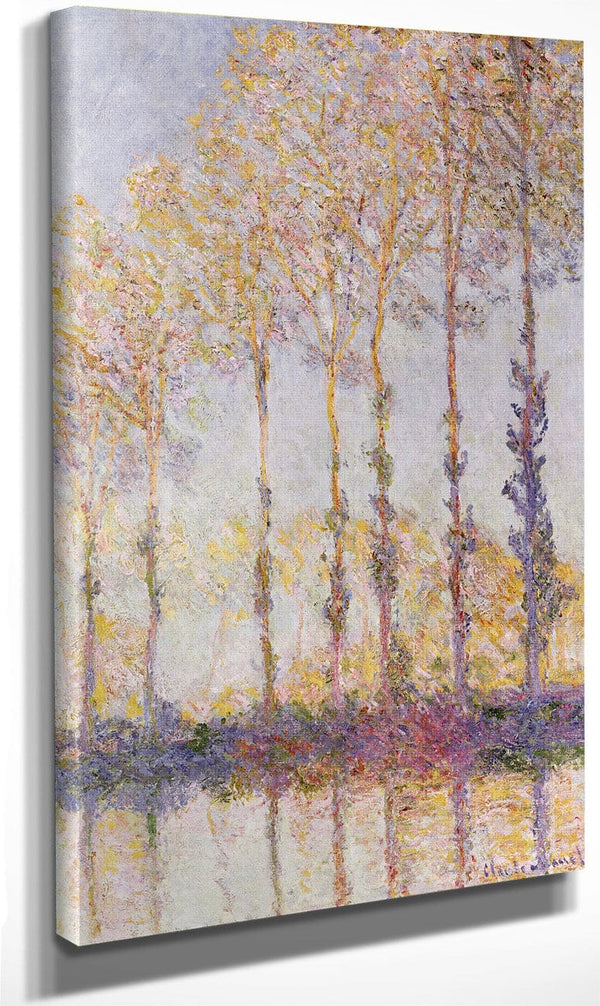 Poplars On The Banks Of The Epte By Claude Monet Fine Art Print