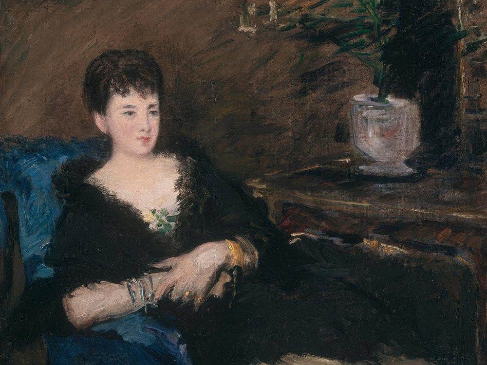 Portrait Of Isabelle Lemonnier By Manet Edouard Fine Art Print