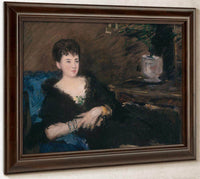 Portrait Of Isabelle Lemonnier By Manet Edouard Fine Art Print