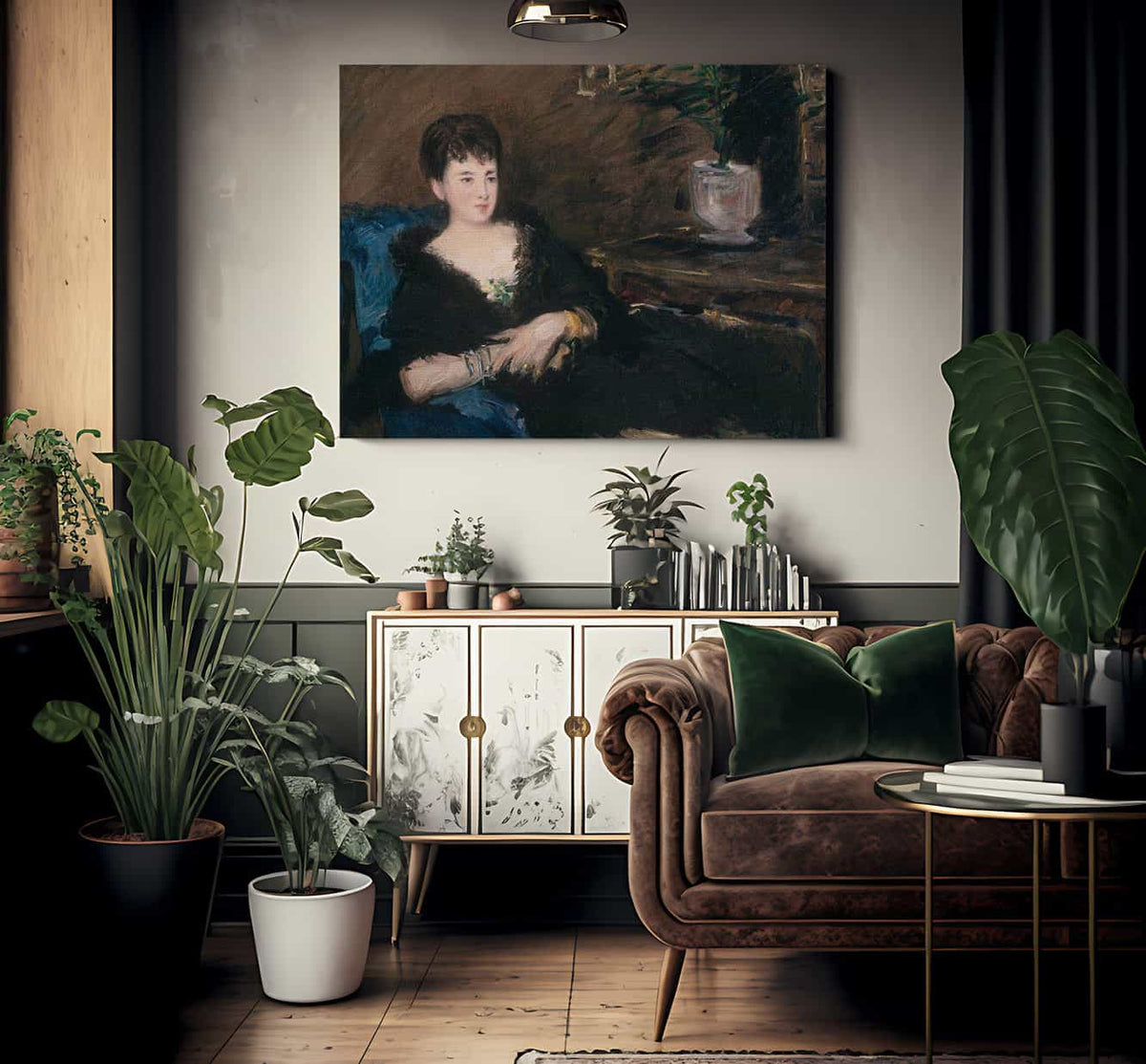 Portrait Of Isabelle Lemonnier By Manet Edouard Fine Art Print