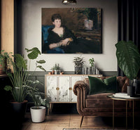 Portrait Of Isabelle Lemonnier By Manet Edouard Fine Art Print