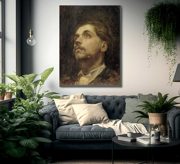 Portrait Of Jacob Maris 1857 By Matthijs Maris Fine Art Print