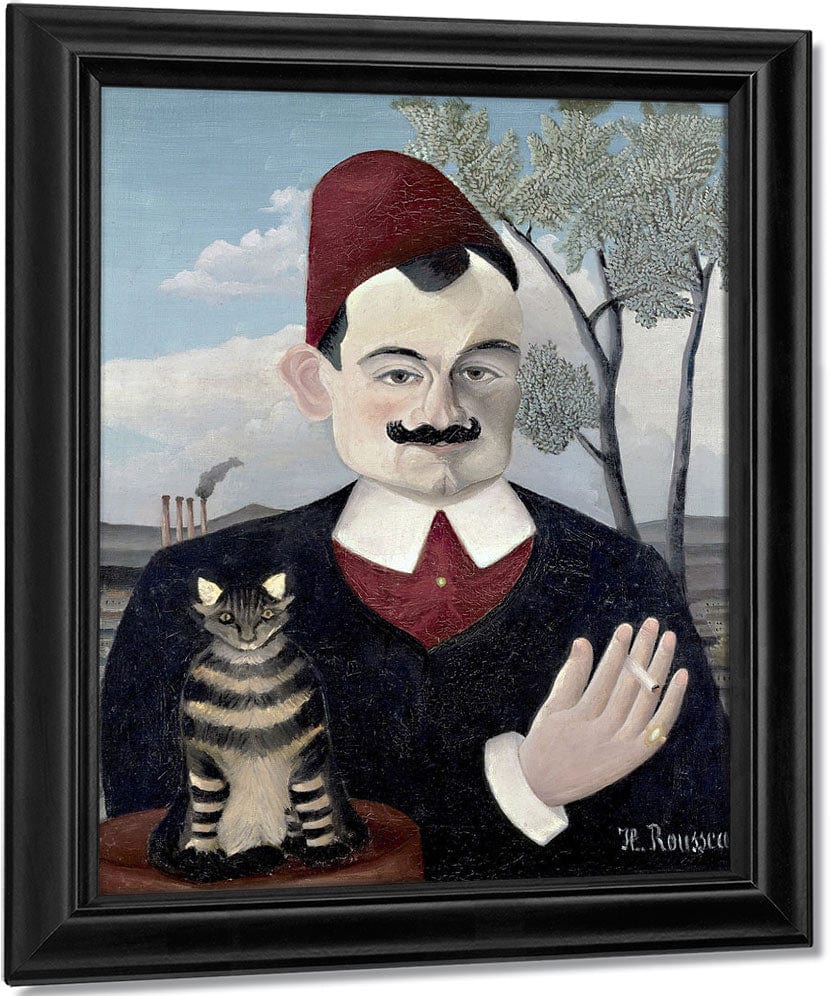 Portrait Of Monsieur X (Pierre Loti) By Henri Julien Felix Rousseau Fine Art Print