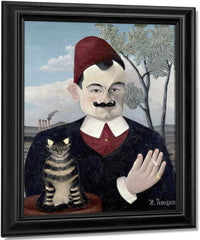 Portrait Of Monsieur X (Pierre Loti) By Henri Julien Felix Rousseau Fine Art Print