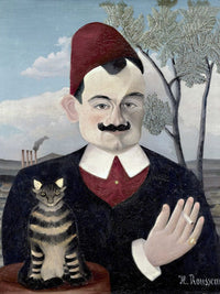 Portrait Of Monsieur X (Pierre Loti) By Henri Julien Felix Rousseau Fine Art Print