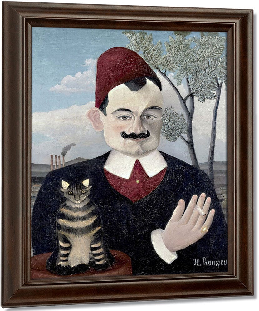 Portrait Of Monsieur X (Pierre Loti) By Henri Julien Felix Rousseau Fine Art Print