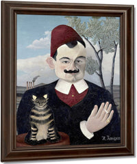 Portrait Of Monsieur X (Pierre Loti) By Henri Julien Felix Rousseau Fine Art Print